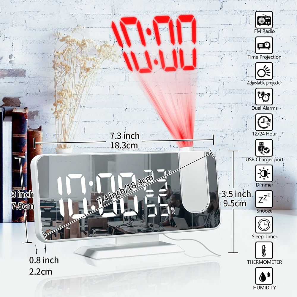 DigiClock™  - LED Digital Projection Clock